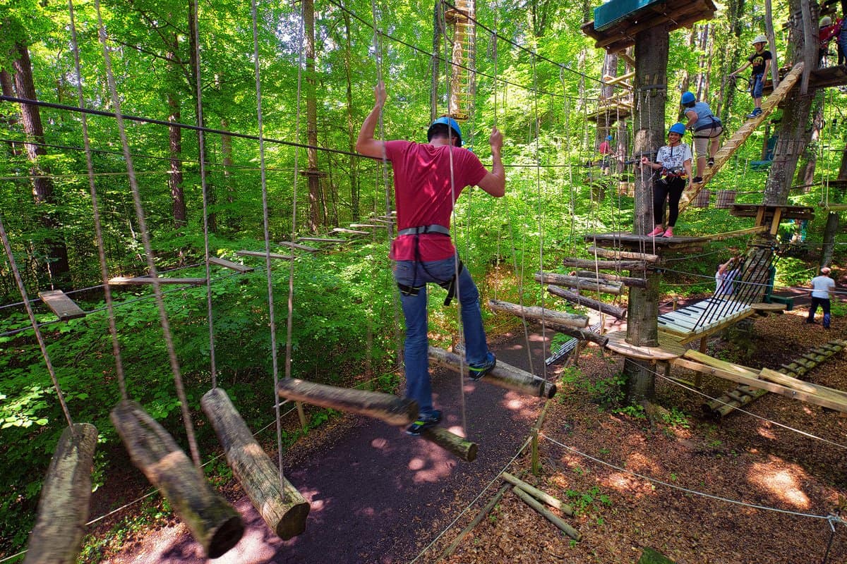 Hochseilgärten am Bodensee