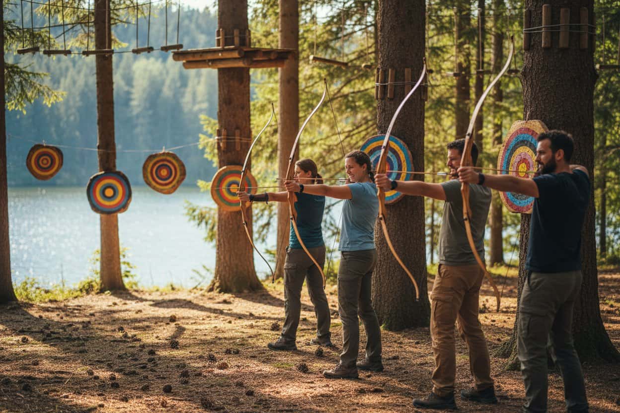 Teamtraining Bogenschießen am Bodensee